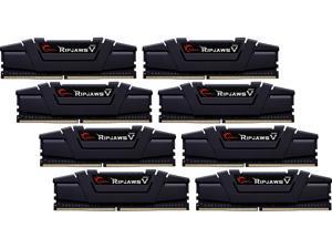 G.SKILL Ripjaws V Series 64GB (8 x 8GB) 288-Pin PC RAM DDR4 4000 (PC4 32000) Desktop Memory Model F4-4000C15Q2-64GVK