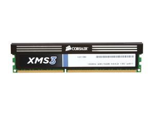 CORSAIR XMS 4GB 240-Pin PC RAM DDR3 1333 Desktop Memory Model CMX4GX3M1A1333C9