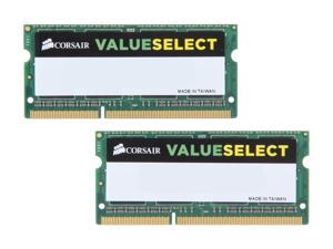 CORSAIR ValueSelect 16GB (2 x 8GB) 204-Pin DDR3 SO-DIMM DDR3 1600 (PC3 12800) Laptop Memory Model CMSO16GX3M2A1600C11