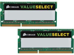 CORSAIR ValueSelect 16GB (2 x 8GB) 204-Pin DDR3 SO-DIMM DDR3L 1600 (PC3L 12800) Laptop Memory Model CMSO16GX3M2C1600C11