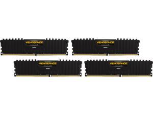 CORSAIR Vengeance LPX 64GB 4 x 16GB 288Pin PC RAM DDR4 2666 PC4 21300 Desktop Memory Model CMK64GX4M4A2666C16