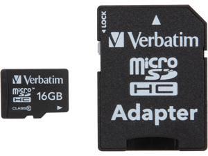 Verbatim 16 GB microSD High Capacity (microSDHC) - 1 Card Verbatim 16 GB microSD High Capacity (microSDHC) - 1 Card