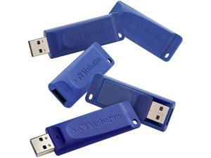 Verbatim 8GB USB Flash Drive (Blue, 5-Pack) Model 99121