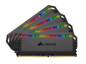 CORSAIR Dominator Platinum RGB (AMD Ryzen Ready) 32GB (4 x 8GB) DDR4 3200 (PC4 25600) AMD Optimized Desktop Memory Model CMT32GX4M4Z3200C16