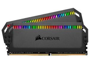 CORSAIR Dominator Platinum RGB 32GB (2 x 16GB) 288-Pin PC RAM DDR4 3466 (PC4 27700) Desktop Memory Model CMT32GX4M2C3466C16