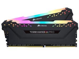 CORSAIR Vengeance RGB Pro 64GB (2 x 32GB) 288-Pin PC RAM DDR4 3200 (PC4 25600) Desktop Memory Model CMW64GX4M2E3200C16