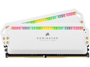 CORSAIR Dominator Platinum RGB 16GB (2 x 8GB) 288-Pin PC RAM DDR4 3600 (PC4 28800) Desktop Memory Model CMT16GX4M2C3600C18W