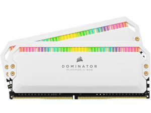 CORSAIR Dominator Platinum RGB 16GB (2 x 8GB) 288-Pin PC RAM DDR4 3200 (PC4 25600) Desktop Memory Model CMT16GX4M2C3200C16W