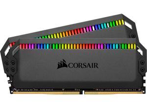 CORSAIR Dominator Platinum RGB 64GB (2 x 32GB) DDR4 3200 (PC4 25600) Desktop Memory Model CMT64GX4M2C3200C16