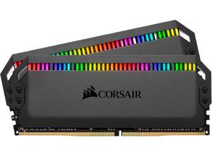 CORSAIR Dominator Platinum RGB 32GB (2 x 16GB) 288-Pin PC RAM DDR4 3600 (PC4 28800) Desktop Memory Model CMT32GX4M2D3600C18
