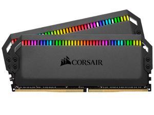 CORSAIR Dominator Platinum RGB 32GB (2 x 16GB) 288-Pin PC RAM DDR4 3200 (PC4 25600) Desktop Memory Model CMT32GX4M2E3200C16