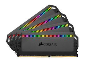 CORSAIR Dominator Platinum RGB 32GB (4 x 8GB) 288-Pin PC RAM DDR4 3600 (PC4 28800) Desktop Memory Model CMT32GX4M4D3600C18