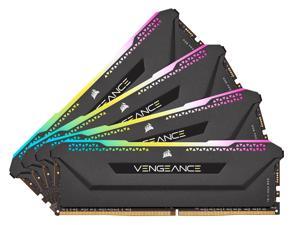 CORSAIR Vengeance RGB Pro SL 64GB (4 x 16GB) 288-Pin PC RAM DDR4 3600 (PC4 28800) Desktop Memory Model CMH64GX4M4D3600C18