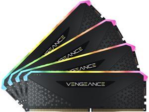 CORSAIR Vengeance RGB RS 32GB (4 x 8GB) 288-Pin DDR4 SDRAM DDR4 3200 (PC4 25600) Intel XMP 2.0 Desktop Memory Model CMG32GX4M4E3200C16