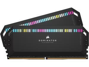 CORSAIR Dominator Platinum RGB 64GB (2 x 32GB) 288-Pin PC RAM DDR5 5600 (PC5 44800) Desktop Memory Model CMT64GX5M2B5600C40
