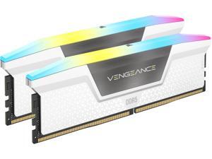 CORSAIR Vengeance RGB 32GB (2 x 16GB) 288-Pin PC RAM DDR5 6200 (PC5 49600) Desktop Memory Model CMH32GX5M2B6200C36W