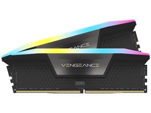 CORSAIR Vengeance RGB 32GB (2 x 16GB) 288-Pin PC RAM DDR5 5200 (PC5 41600) Intel XMP 3.0 Desktop Memory Model CMH32GX5M2B5200C40