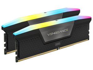 CORSAIR Vengeance RGB 64GB (2 x 32GB) 288-Pin PC RAM DDR5 6400 (PC5 51200) Desktop Memory Model CMH64GX5M2B6400C32