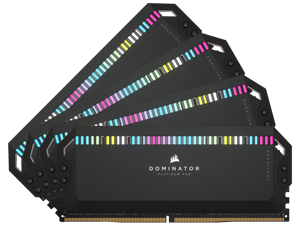CORSAIR Dominator Platinum RGB 64GB (4 x 16GB) 288-Pin PC RAM DDR5 5600 (PC5 44800) Desktop Memory Model CMT64GX5M4B5600C36