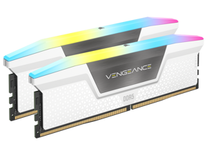 CORSAIR Vengeance RGB 64GB (2 x 32GB) 288-Pin PC RAM DDR5 5200 (PC5 41600) Desktop memory Model CMH64GX5M2B5200C40W