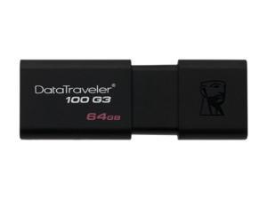 Kingston 64GB DataTraveler 100 G3 USB 3.0 Flash Drive (DT100G3/64GB)