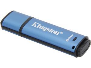 Kingston 64GB Data Traveler AES Encrypted Vault Privacy 256Bit USB 3.0 Flash Drive (DTVP30/64GB) Kingston 64GB Data Traveler AES Encrypted Vault Privacy 256Bit USB 3.0 Flash Drive (DTVP30/64GB)