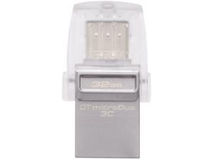 Kingston 32GB Data Traveler DUO3C USB 3.0/3.1 + Type-C Flash Drive (DTDUO3C/32GB) Kingston 32GB Data Traveler DUO3C USB 3.0/3.1 + Type-C Flash Drive (DTDUO3C/32GB)