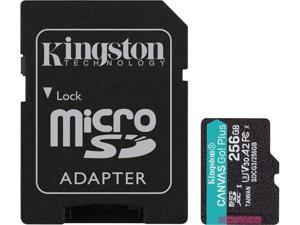 Kingston Canvas Go! Plus 256GB microSDXC Flash Card w/ Adapter Model SDCG3/256GBCR