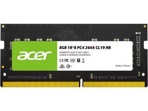 Acer SD100 8GB 260-Pin DDR4 SO-DIMM DDR4 2666 (PC4 21300) Laptop Memory Model BL.9BWWA.204