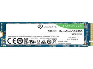 Seagate BarraCuda Q5 M.2 2280 500GB PCIe Gen3 x4 NVMe 1.3 3D QLC Internal Solid State Drive (SSD) ZP500CV3A001