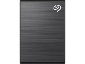 Seagate One Touch SSD 1TB External SSD Portable - Black, Speeds up to 1030MB/s, with Android App, 1yr Mylio Create, 4mo Adobe Creative Cloud Photography Plan and Rescue Services (STKG1000400)