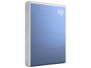 Seagate One Touch SSD 2TB External SSD Portable - Blue, Speeds up to 1030MB/s, with Android App, 1yr Mylio Create, 4mo Adobe Creative Cloud Photography Plan and Rescue Services (STKG2000402)