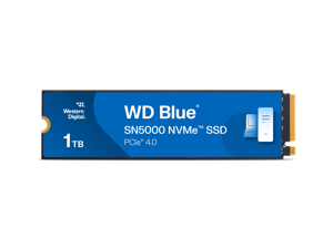Western Digital 1TB WD Blue SN5000 NVMe SSD, PCIe Gen 4.0, up to 5,150 MB/s Read Speeds Internal Solid State Drive (SSD) WDS100T4B0E