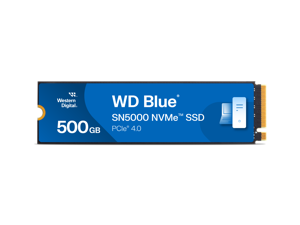 Western Digital 500GB WD Blue SN5000 NVMe SSD, PCIe Gen 4.0, up to 5,000 MB/s Read Speeds Internal Solid State Drive (SSD) WDS500G4B0E