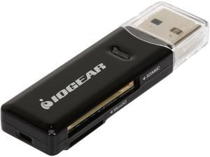 IOGEAR GFR305SD Flash Reader USB 3.0 Compact USB 3.0 SDXC/MicroSDXC Card Reader/Writer