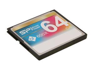 Silicon Power 64GB Compact Flash CF Flash Card Model SP064GBCFC600V10