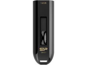 Silicon Power 16GB Blaze B21 Retractable Capless USB 3.1 Gen 1/ USB 3.0 Flash Drive for Windows/Mac - Black (SP016GBUF3B21V1K) Silicon Power 16GB Blaze B21 Retractable Capless USB 3.1 Gen 1/ USB 3.0 Flash Drive for Windows/Mac - Black (SP016GBUF3B21V1K)