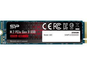Silicon Power 256GB - NVMe M.2 2280 PCIe Gen3 x4 TLC R/W up to 3,100/1,100 MB/s SSD (SP256GBP34A80M28)