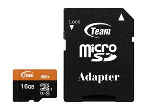 Team 16GB microSDHC UHS-I/U1 Class 10 Memory Card with Adapter, Speed Up to 80MB/s (TUSDH16GUHS03) Team 16GB microSDHC UHS-I/U1 Class 10 Memory Card with Adapter, Speed Up to 80MB/s (TUSDH16GUHS03)