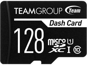 Team 128GB Dash Card microSDXC UHS-I/U1 Class 10 Memory Card with Adapter, Speed Up to 80MB/s (TDUSDX128GUHS03)