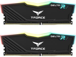 Team T-Force Delta RGB 16GB (2 x 8GB) 288-Pin PC RAM DDR4 3200 (PC4 25600) Desktop Memory Model TF3D416G3200HC16CDC01