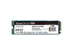 Team Group MP33 M.2 2280 1TB PCIe 3.0 x4 with NVMe 1.3 3D NAND Internal Solid State Drive (SSD) TM8FP6001T0C101