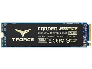 Team Group T-FORCE CARDEA ZERO Z440 M.2 2280 1TB PCIe Gen 4.0 x4 with NVMe 1.3 3D NAND Internal Solid State Drive (SSD) TM8FP7001T0C311