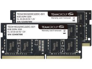 Team Elite 16GB (2 x 8GB) 260-Pin DDR4 SO-DIMM DDR4 3200 (PC...