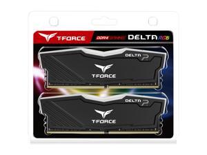 Team T-Force Delta RGB 32GB (2 x 16GB) 288-Pin DDR4 SDRAM DDR4 3600 (PC4 28800) Intel XMP 2.0 Desktop Memory Model TF3D432G3600HC18JDC01 Team T-Force Delta RGB 32GB (2 x 16GB) 288-Pin DDR4 SDRAM DDR4 3600 (PC4 28800) Intel XMP 2.0 Desktop Memory Model TF3D432G3600HC18JDC01