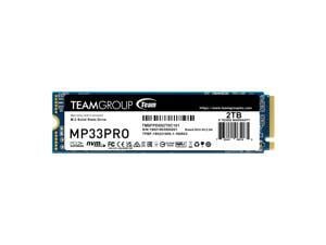Team Group MP33 PRO M.2 2280 2TB PCIe 3.0 x4 with NVMe 1.3 3D NAND Internal Solid State Drive (SSD) TM8FPD002T0C101