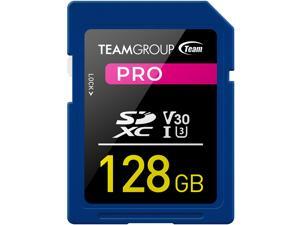 Team Group 128GB Pro SD Card UHS-I U3 V30 Read/Write Speed Up to 100/90MB/s (TPSDXC128GIV30P01) Team Group 128GB Pro SD Card UHS-I U3 V30 Read/Write Speed Up to 100/90MB/s (TPSDXC128GIV30P01)