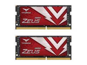 Team T-FORCE ZEUS 16GB (2 x 8GB) 260-Pin DDR4 SO-DIMM DDR4 3200 (PC4 25600) Laptop Memory Model TTZD416G3200HC22DC-S01