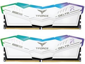 Team T-Force Delta RGB 32GB (2 x 16GB) 288-Pin PC RAM DDR5 6000 (PC5 48000) Intel XMP 3.0 Desktop Memory Model FF4D532G6000HC38ADC01