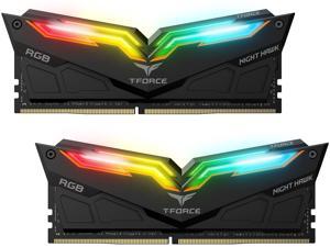 Team T-Force Night Hawk RGB GEN 2.0 32GB (2 x 16GB) 288-Pin PC RAM DDR4 3200 (PC4 25600) Desktop Memory Model TF14D432G3200HC16CDC01